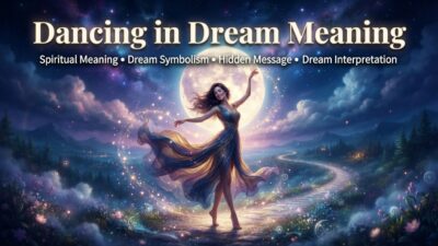 Dancing in Dream Meaning