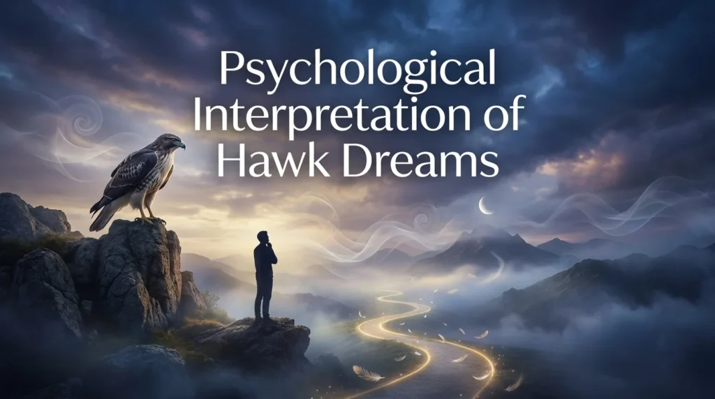 Perhaps you are currently watching a situation carefully before making a decision. The hawk could symbolize your desire to understand everything before taking action