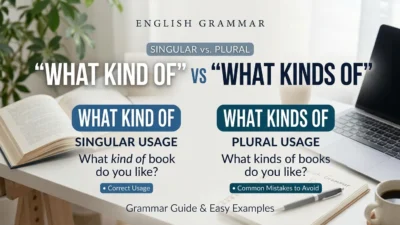 What Kind Of vs What Kinds Of