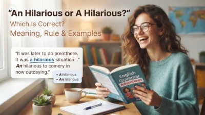 An Hilarious or A Hilarious