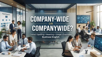 Company Wide or Companywide