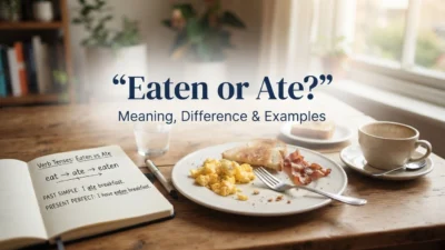Eaten or Ate