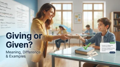 Giving or Given