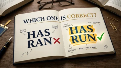 Has Ran or Has Run