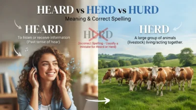 Heard vs Herd vs Hurd
