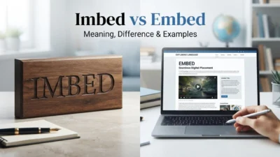 Imbed vs Embed