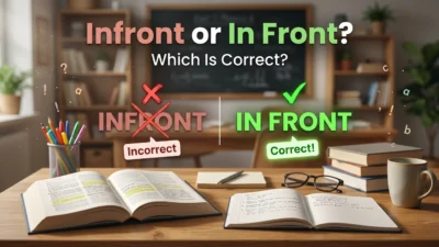Infront or In Front
