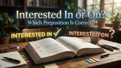 Interested In or On