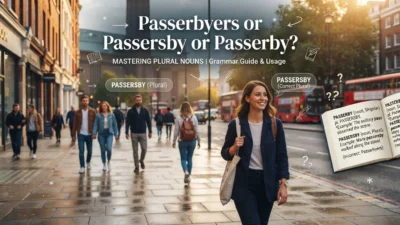 Passerbyers or Passersby or Passerby