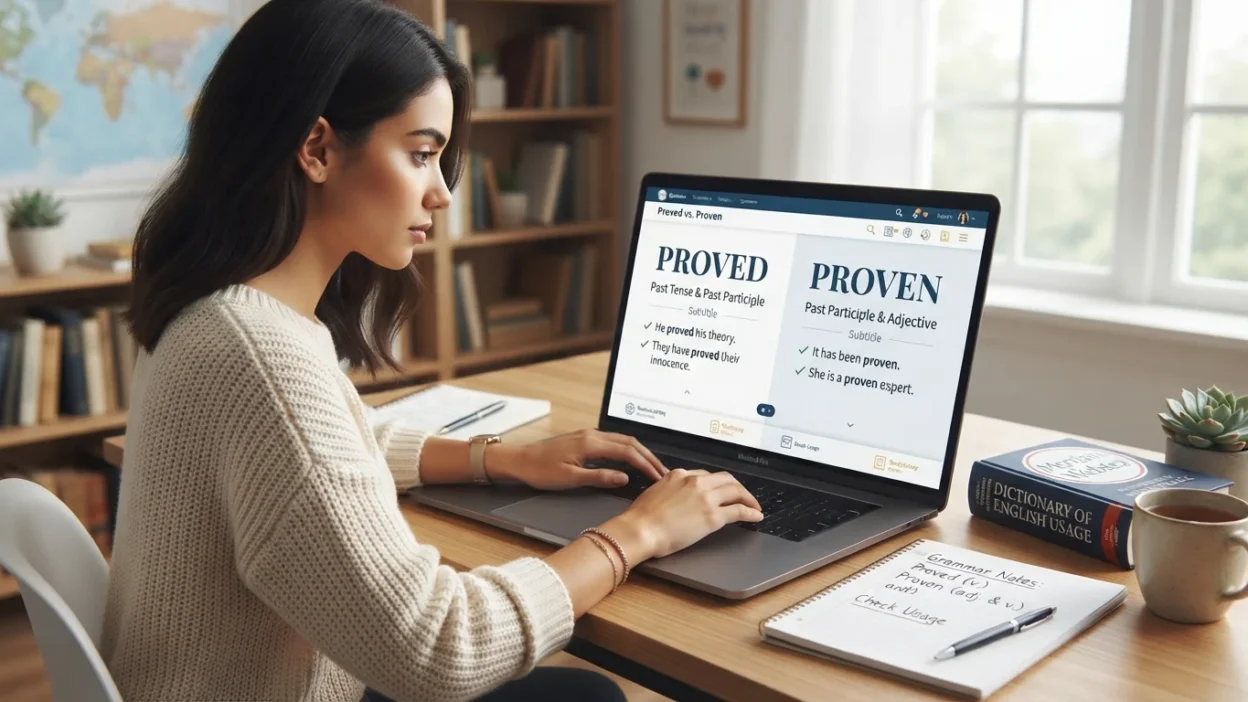 Proved vs Proven