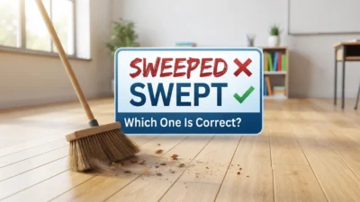 Sweeped vs Swept