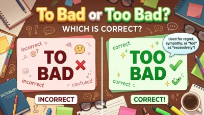 To Bad or Too Bad