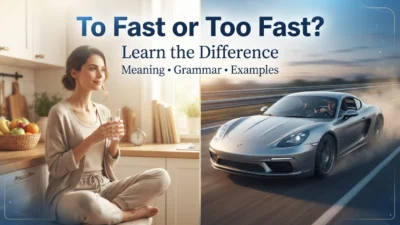 To Fast or Too Fast