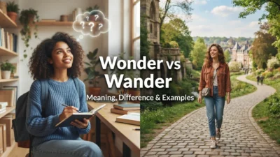 Wonder vs Wander
