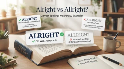 Alright vs Allright