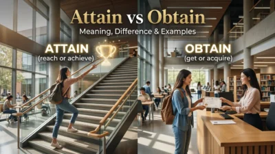 Attain vs Obtain
