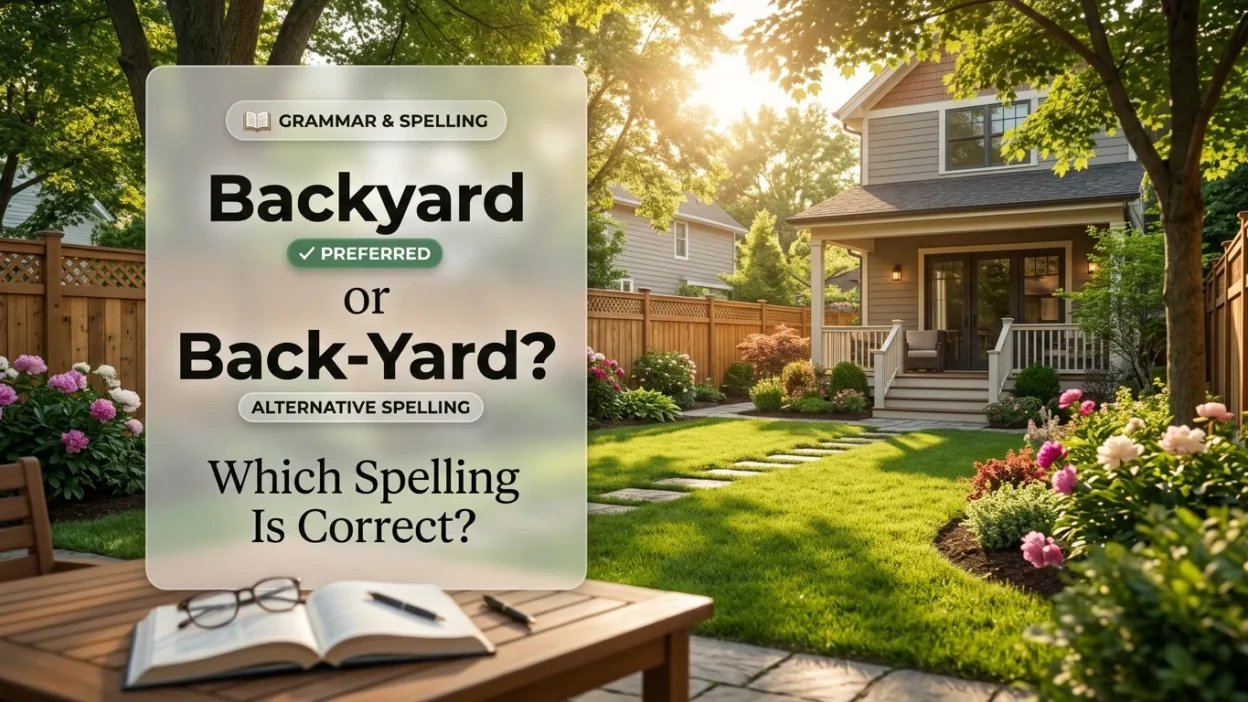 Backyard or Back Yard