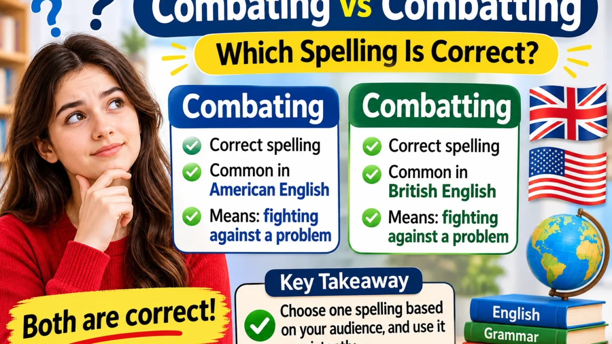 Combating vs Combatting