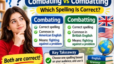 Combating vs Combatting
