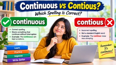 Continuous vs Contious