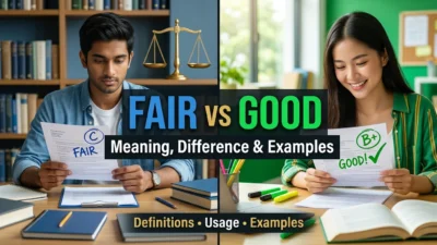 Fair vs Good