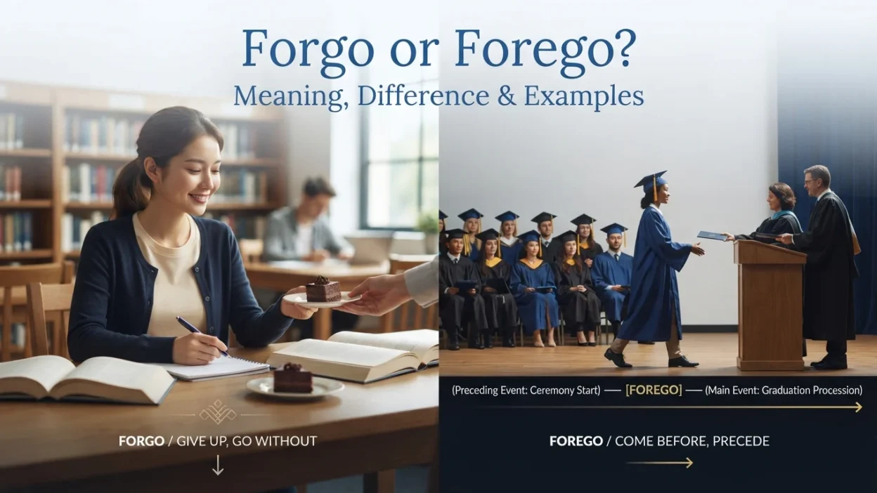 Forgo or Forego