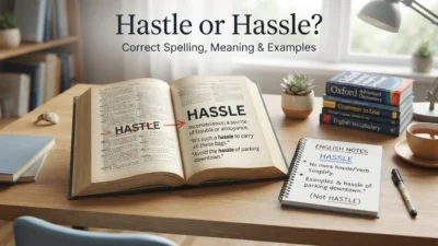 Hastle or Hassle