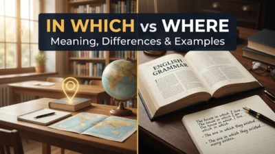 In Which vs Where