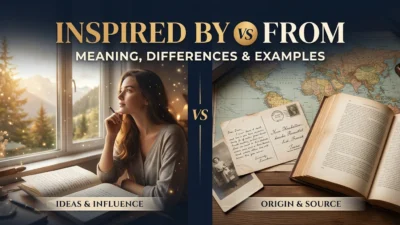 Inspired By vs. From