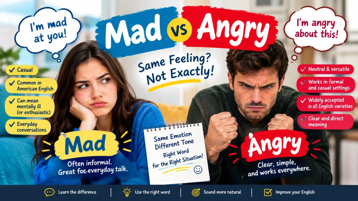 Mad vs Angry