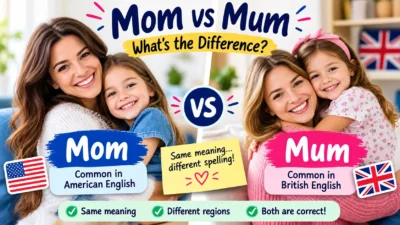Mom vs Mum