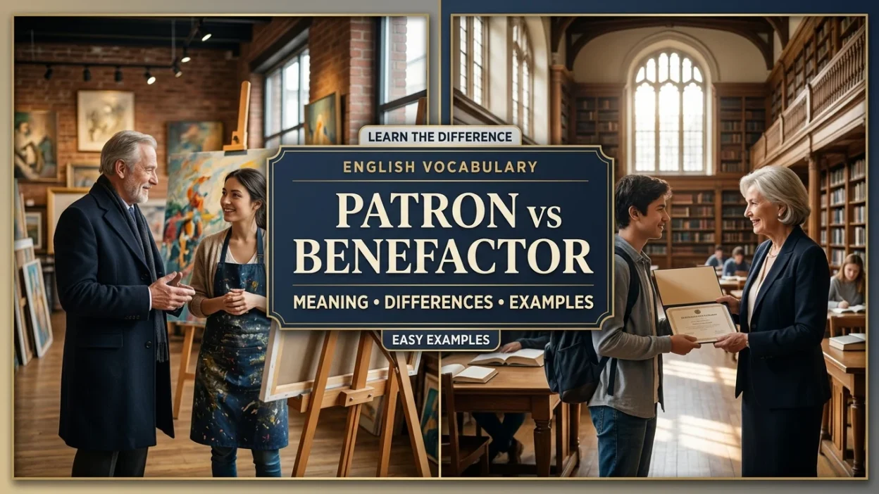 Patron vs Benefactor