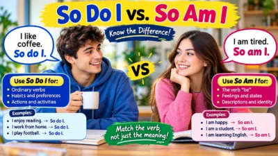 So Do I vs. So Am I