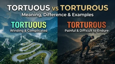Tortuous vs Torturous