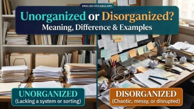 Unorganized or Disorganized